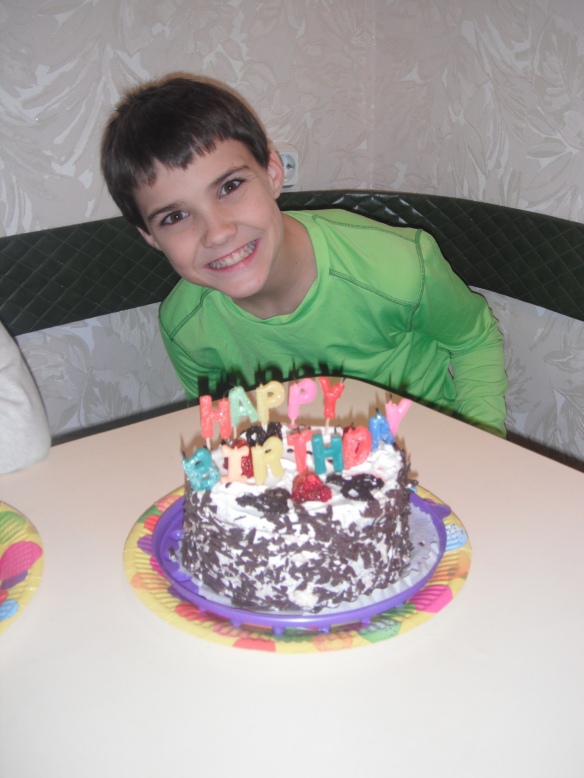 Jacob on his 12th birthday